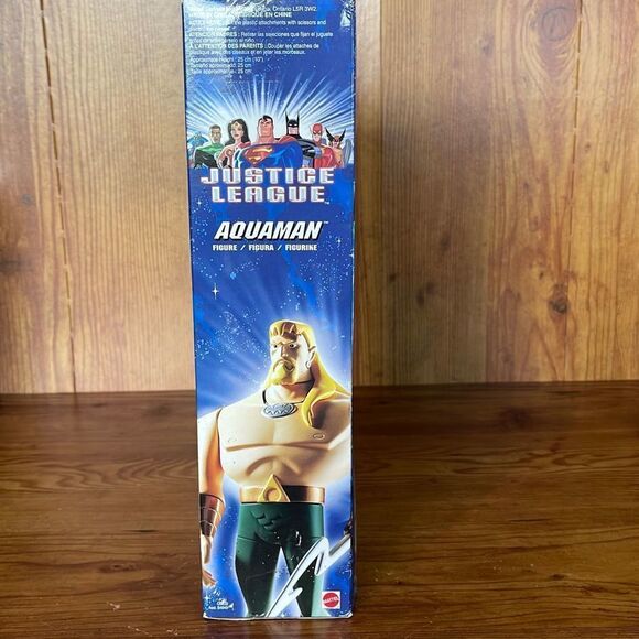 Justice League Aquaman DC Mattel Action Figure 10” New in box 2003 - Picture 3 of 6